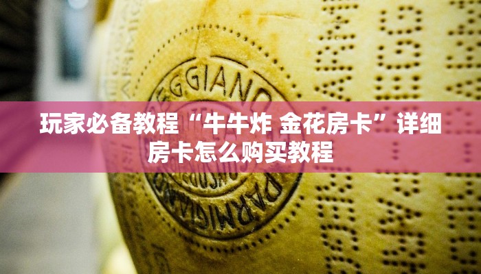 玩家必备教程“牛牛炸 金花房卡”详细房卡怎么购买教程